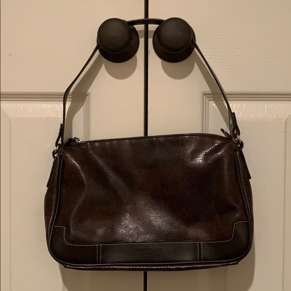 Equipage Paris Brown lightweight shoulder bag